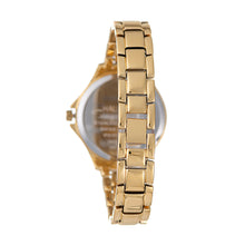 Hallmark Ladies Gold-Tone Crystal Bezel Bracelet Watch