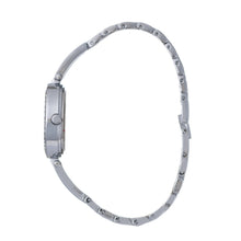 Hallmark Ladies Silver-Tone Crystal Bezel Bracelet Watch
