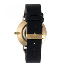 Hallmark Gents Leather Black Strap White Dial