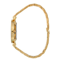 Hallmark Ladies Gold Bracelet Blue Dial Watch