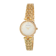 Hallmark Ladies Gold Bracelet Champagne Dial Watch