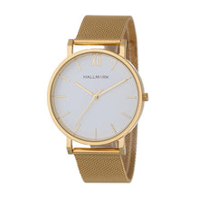 Hallmark Ladies Gold Mesh Bracelet Watch