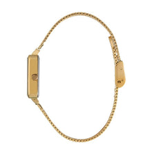 Hallmark Ladies Gold Mesh Silver Dial Watch