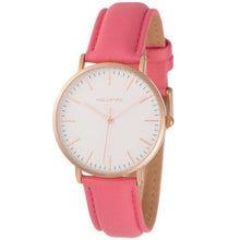 Hallmark Ladies Leather Pink Strap White Dial Watch