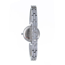 Hallmark Ladies’ Silver-Tone Bangle Watch with Black Dial