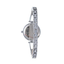 Hallmark Ladies Silver-Tone Crystal Bezel Bracelet Watch