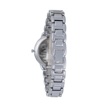 Hallmark Ladies Silver-Tone Crystal Bracelet Watch