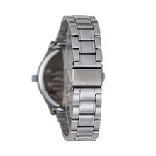 Hallmark Men’s Silver-Tone Watch with Black Dial