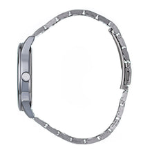 Hallmark Men’s Silver-Tone Watch with Green Dial