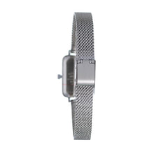 Hallmark Silver Ladies Black Dial Watch