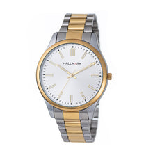 Hallmark Men’s Two-Tone Watch with White Dial