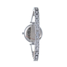 Hallmark Ladies Silver-Tone Crystal Bezel Bracelet Watch