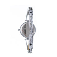 Hallmark Ladies Silver-Tone Crystal Bezel Bracelet Watch