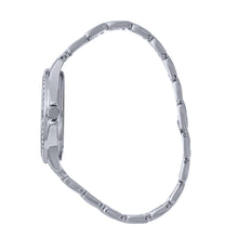 Hallmark Ladies Silver-Tone Crystal Bezel Bracelet Watch