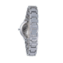 Hallmark Ladies Silver-Tone Crystal Bracelet Watch