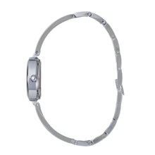 Hallmark Ladies’ Silver-Tone Bangle Watch with Black Dial