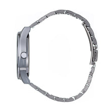 Hallmark Men’s Silver-Tone Watch with Black Dial