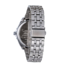 Hallmark Men’s Silver-Tone Sports Watch with Green Dial and Green Bezel