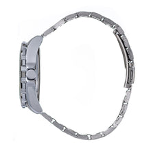 Hallmark Men’s Silver-Tone Sports Watch with Green Dial and Green Bezel