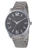 Hallmark Gents Silver Black Dial