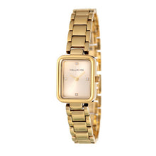 Hallmark Ladies Gold Bracelet Champagne Dial Watch