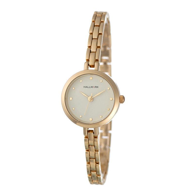 Hallmark Ladies Gold Cream Dial – Hallmark Watches Online