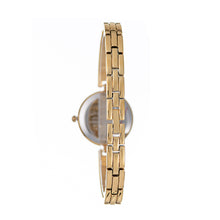 Hallmark Ladies’ Gold-Tone Bangle Watch with Champagne Dial