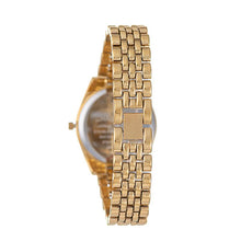 Hallmark Ladies Gold-Tone Crystal Bracelet Watch