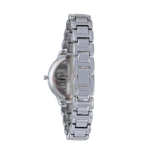 Hallmark Ladies Silver-Tone Crystal Bracelet Watch