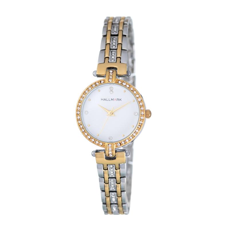 Hallmark Ladies Two-Tone Silver Dial Watch – Hallmark Watches Online
