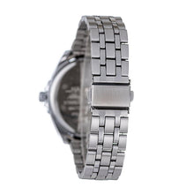 Hallmark Men’s Silver-Tone Sports Watch with Green Dial and Green Bezel