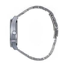 Hallmark Men’s Silver-Tone Watch with Black Dial