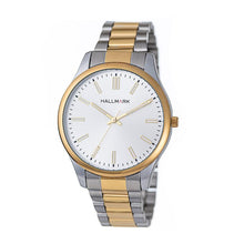 Hallmark Men’s Two-Tone Watch with White Dial