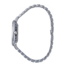 Hallmark Silver Ladies Black Dial Watch