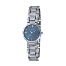 Hallmark Silver Ladies Blue Dial Watch