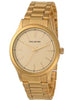 Hallmark Gents Gold Bracelet Champagne Dial Watch