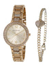 Hallmark Ladies Gold Watch With Bracelet -HBSL4051
