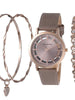 Hallmark Ladies Leather Watch With 3x Bracelets -HBSL4052